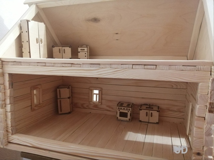 Кукольный домик своими руками Кукольный дом, Своими руками, Игрушки, Поделки, Сувениры, Длиннопост, Рукоделие без процесса