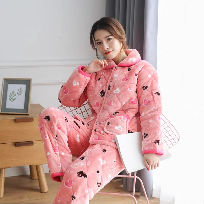 Китайская зимняя пижама Китай, Зима, Одежда, Длиннопост, Пижама, Фотография