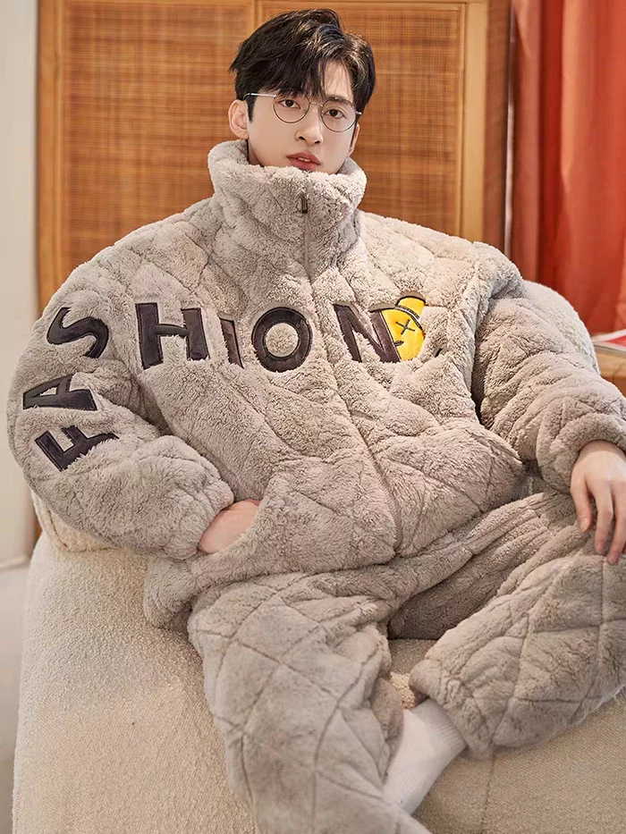 Китайская зимняя пижама Китай, Зима, Одежда, Длиннопост, Пижама, Фотография