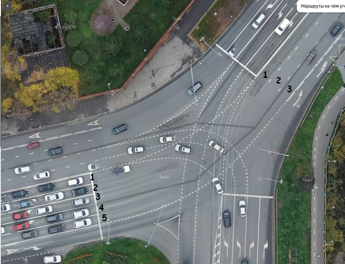 Задача о приоритете проезда