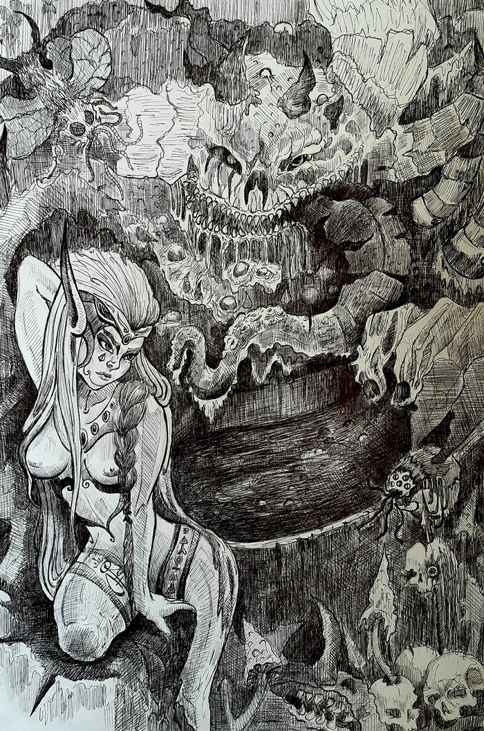 Isha and Nurgle Warhammer 40k, , Isha, Wh Art