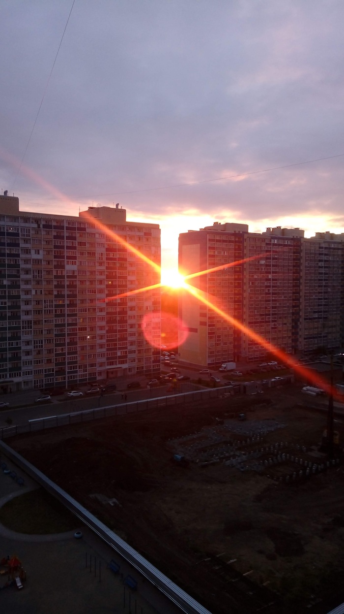 Закат с балкона #3