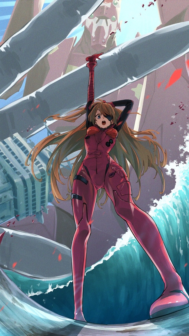 Познай мою мощь !!! Аниме, Evangelion, Asuka Langley, Anime Art