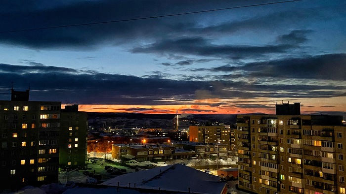 Вид из окна )