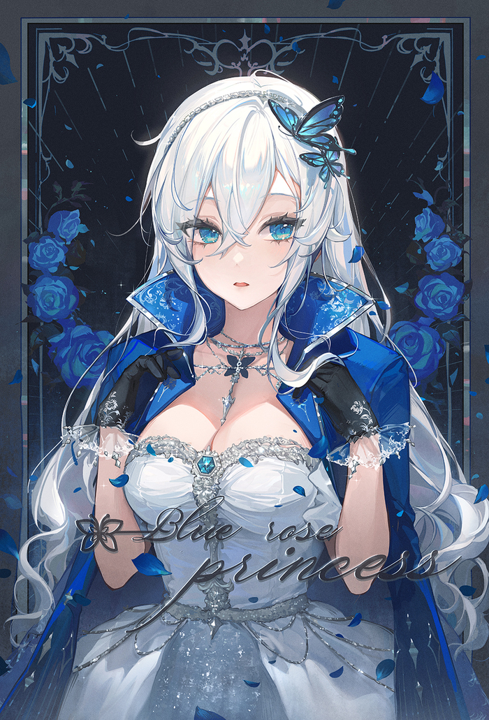 Blue Princess Anime Art, Original Character, , ,  , , Ttosom, 
