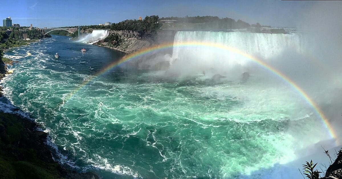 Красивое видео воды. Ниагарский водопад Радуга. Ниагарский водопад Канада. Водопад Ниагара с радугой. Ниагарский водопад лето.