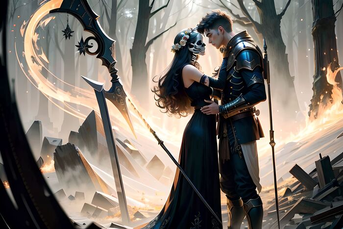 Поцелуй смерти. Нейро-арт