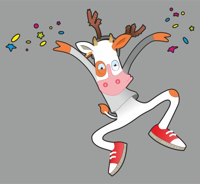 Вы любите коров? Рисунок, Бык, Векторная графика, Длиннопост