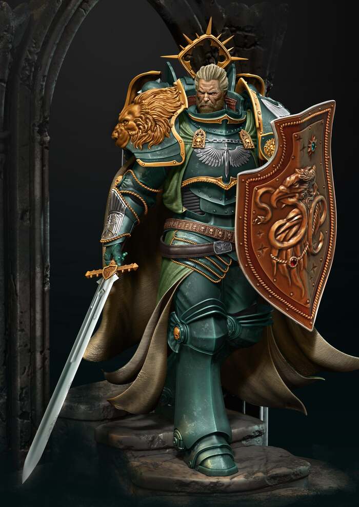 Lion El'Jonson by Ramiz Askerov