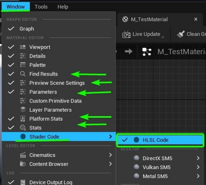 Как удобно настроить редактор материалов Unreal Engine 5 и кастомизировать горячие клавиши Гайд, Разработка, 3D, Gamedev, Unreal Engine, Гифка, Длиннопост