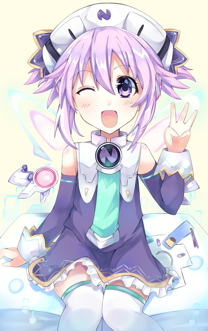 "Your Local Oracle Neptune!" Anime Art, Hyperdimension Neptunia, Neptunia, Neptune, Histoire, Thebimbamz