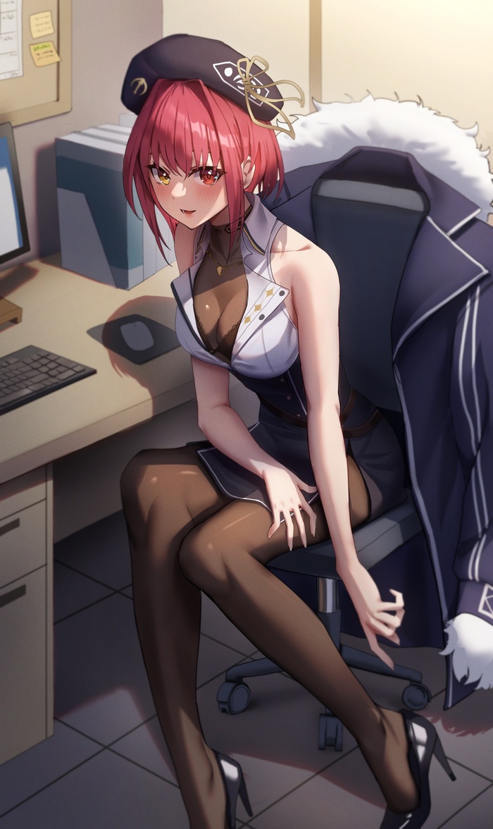     , Anime Art, , Hololive, Houshou Marine, Virtual YouTuber, , , , ,  , 