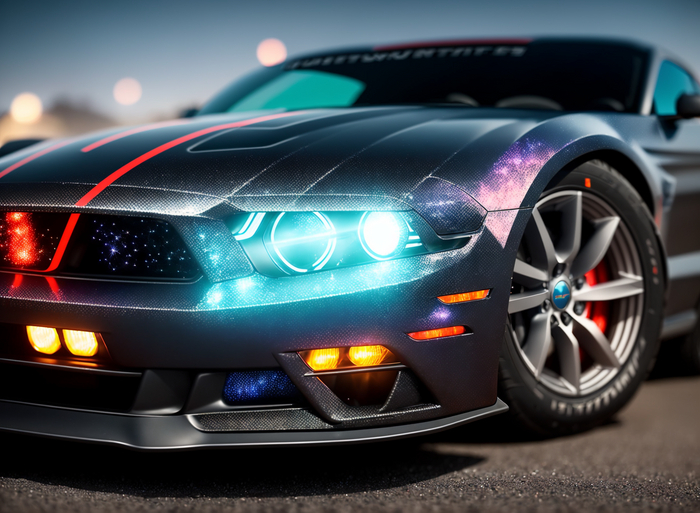 Vehicles  - ---  ,  ,  , Stable Diffusion, Muscle car, , 
