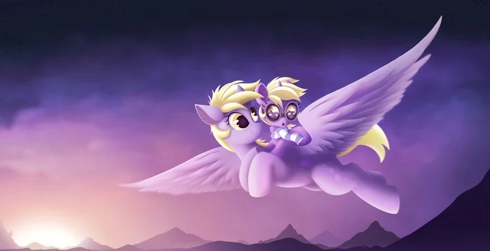 derpy hooves flying animated