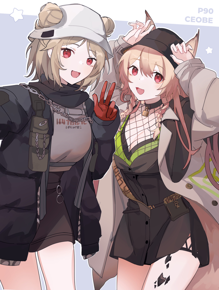 Arknights operators , Anime Art, Arknights, Ceobe (Arknights), Kaltsit, W (Arknights), Vermeil (Arknights), Siege (Arknights), , 