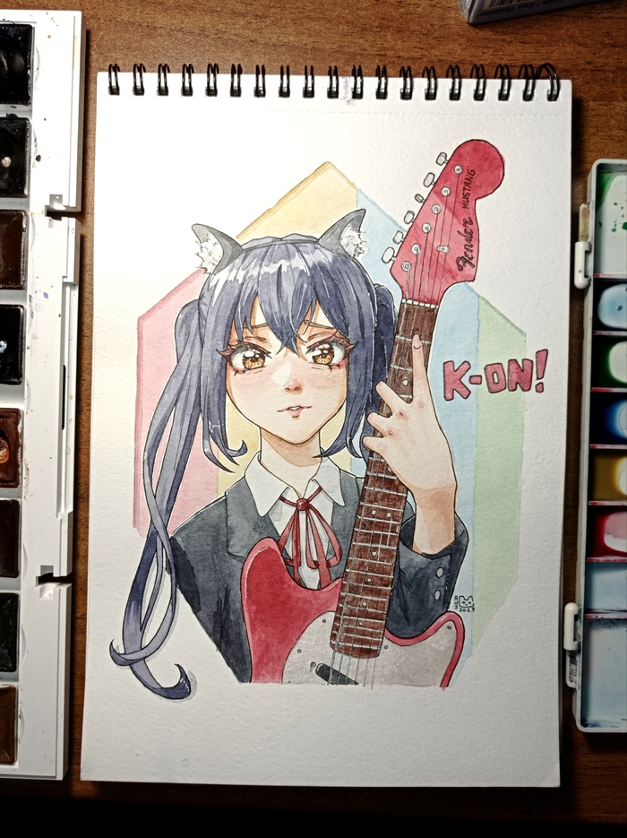   Azusa Nakano, K-on, Anime Art, , , 