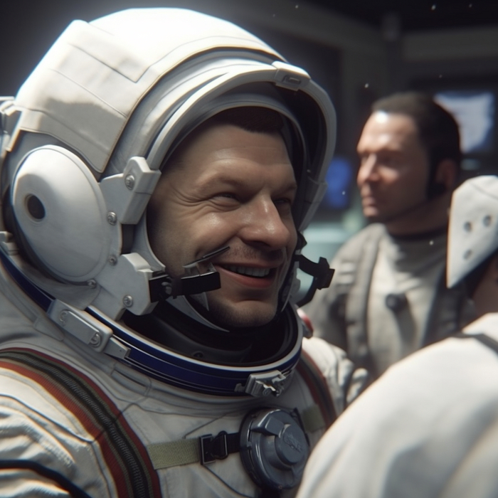 Как нейросеть видит космонавтов? | Пикабу