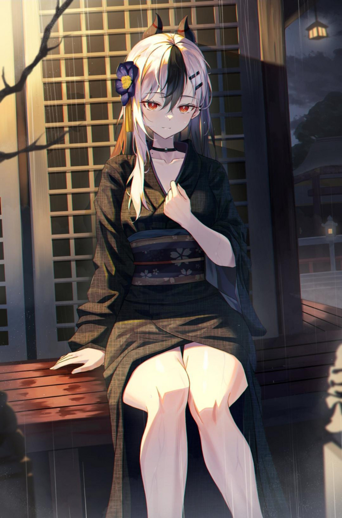 Kayoko , Anime Art, Blue Archive, Onikata Kayoko