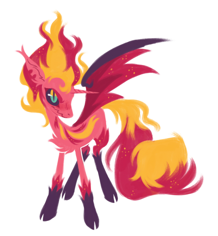 Fire demon My Little Pony, Ponyart, Sunset Shimmer, 