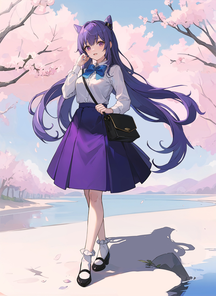 Keqing Anime Art, Genshin Impact, Keqing (Genshin Impact)