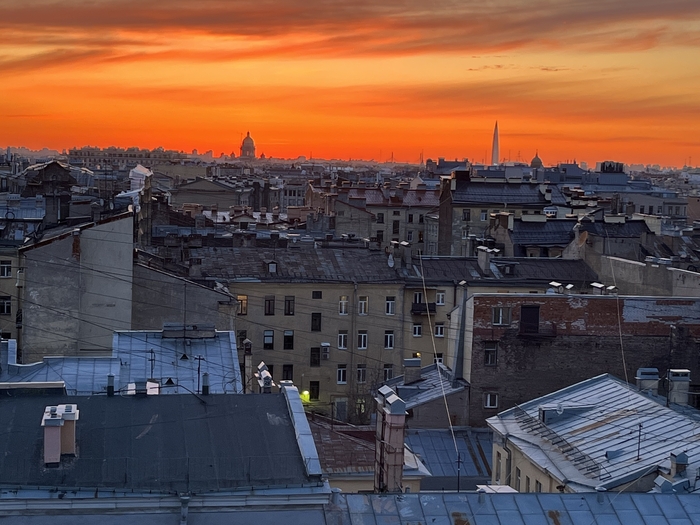 Закат. Питер