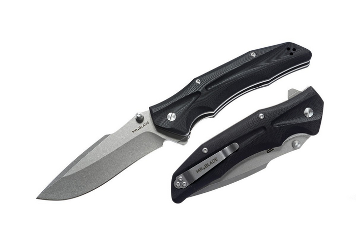     "HT-2" Stonewash D2 Black G-10 MB049  Mr.Blade?  , D2, 