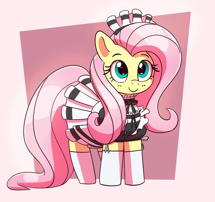 A Shy Maid My Little Pony, Fluttershy, MLP , 