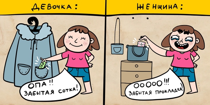 От девочки до женщины...