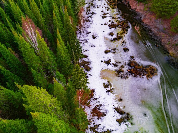 Тобольский район, деревня Потапова Тобольск, Фотография, Квадрокоптер, Длиннопост, Вид сверху, Природа