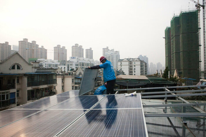 Китайская зеленая генерация приближается к тераваттному масштабу Энергетика, Технологии, Электричество, Инновации, Электромобиль, Солнечные панели, Солнечная энергия, Солнечная Электростанция, Длиннопост