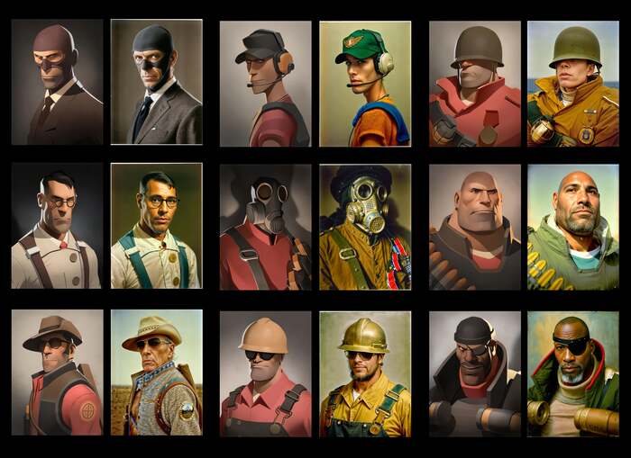  Reddit    TF 2       ,  , Stable Diffusion, Team Fortress 2,  