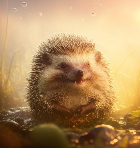 Просто ехидный ёжик)