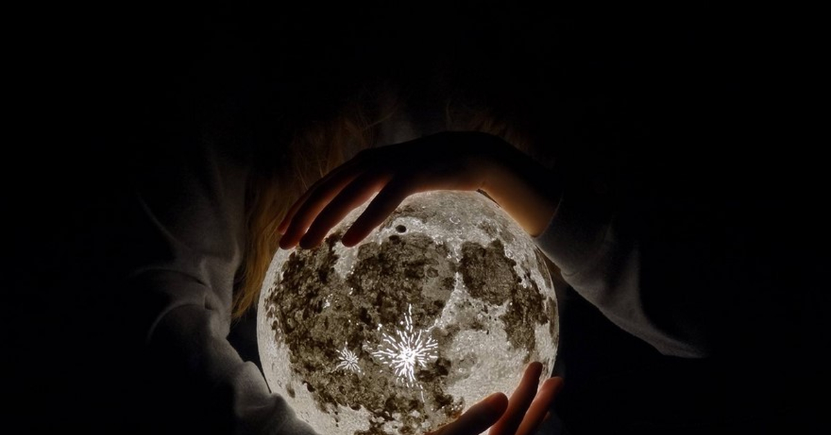 Поставь планету. Moon Lamp.