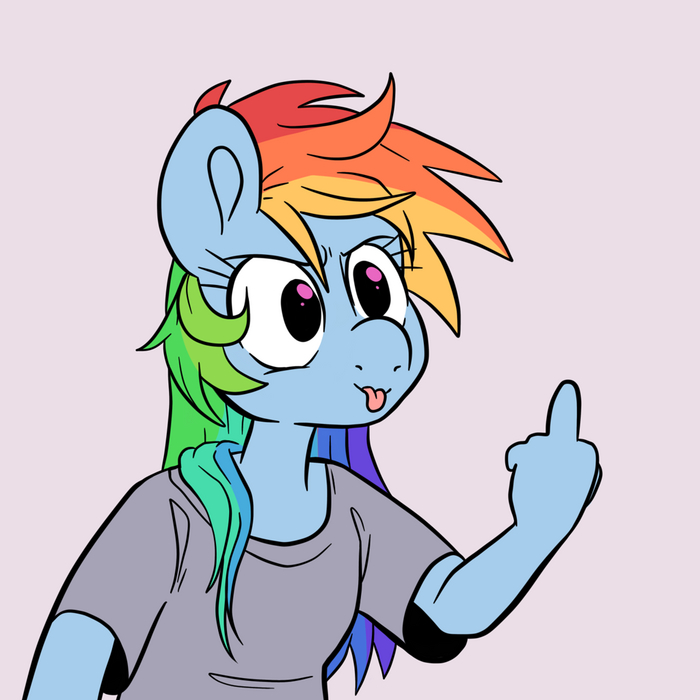     My Little Pony, Rainbow Dash, 