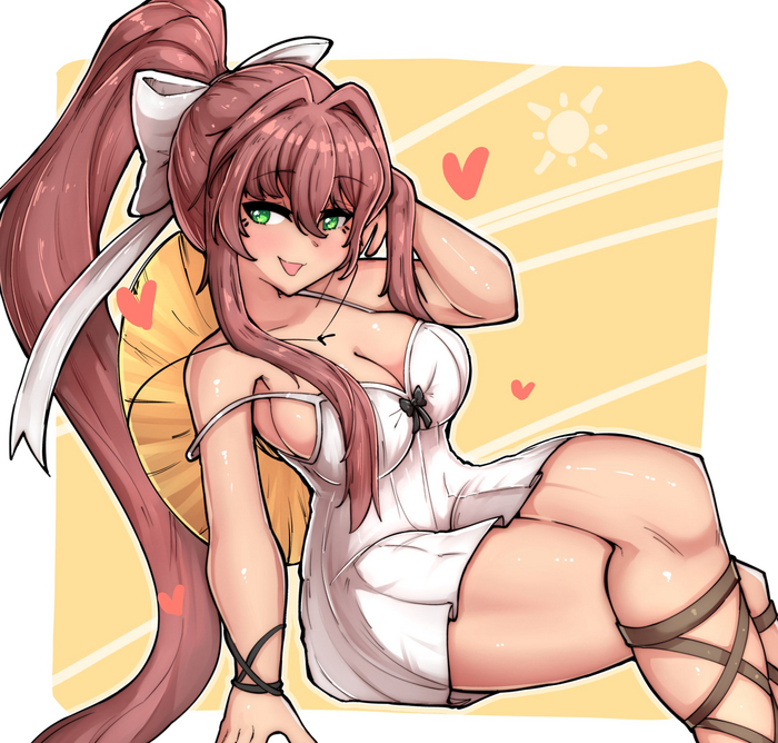  Anime Art, , Doki Doki Literature Club, Monika,  