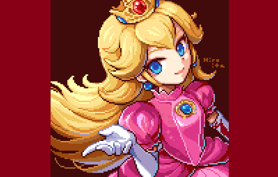 Pixel Peach , , , Princess Peach, Game Art
