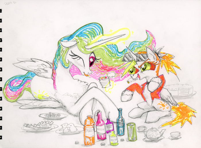  My Little Pony, Princess Celestia, Original Character, Ja0822ck