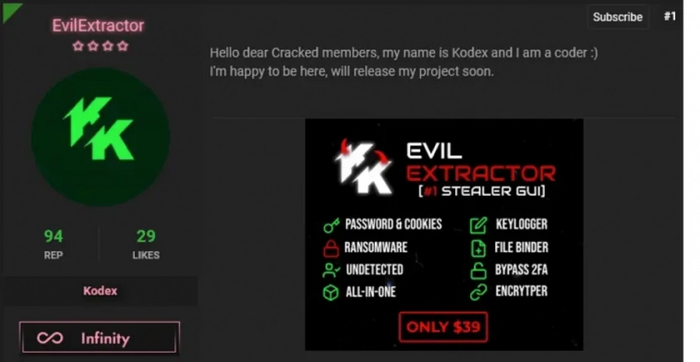       EvilExtractor , , , , 