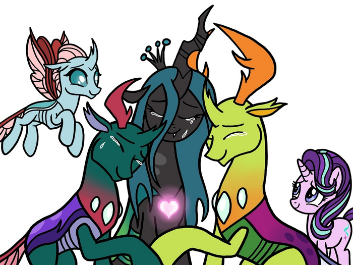  My Little Pony, Queen Chrysalis, Thorax, Pharynx, Ocellus, Starlight Glimmer