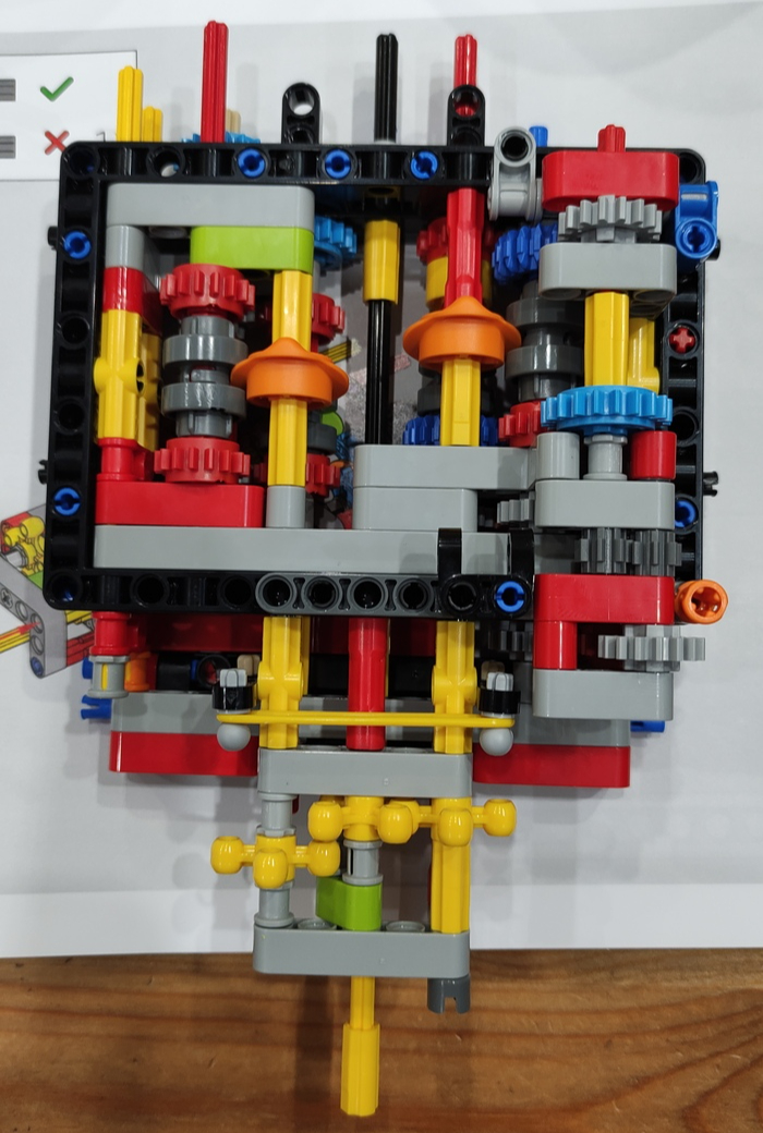 Lego Technic 42143 Ferrari Daytona SP3. Собираю КПП Конструктор, LEGO, LEGO Technic, Ferrari, Длиннопост