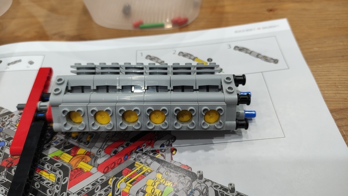 Lego Technic 42143 Ferrari Daytona SP3. Собираю КПП Конструктор, LEGO, LEGO Technic, Ferrari, Длиннопост