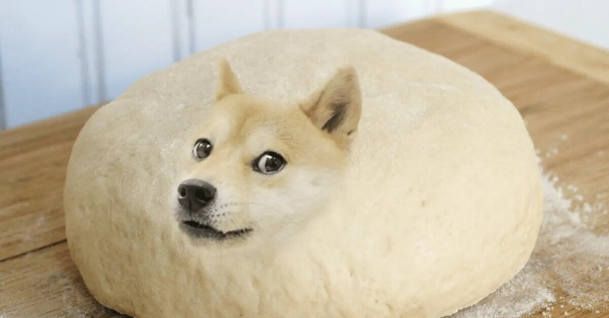 Можно собакам тесто. Doge собака. Доги хлеб. Собака в хлебушке. Собака Мем.
