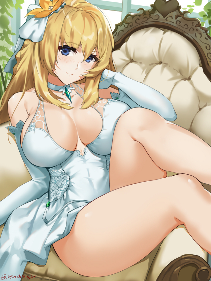Vert Anime Art, Hyperdimension Neptunia, Neptunia, Vert, Sendrawz