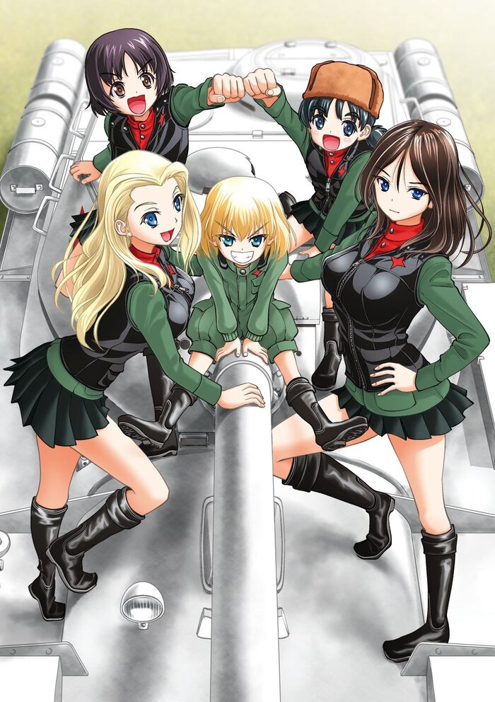 С Праздником Anime Art, Аниме, Katyusha, Nonna, Girls und Panzer