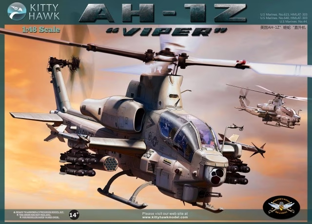 AH-1Z Viper  1/48 ,  , Ah-1, Kitty Hawk, 