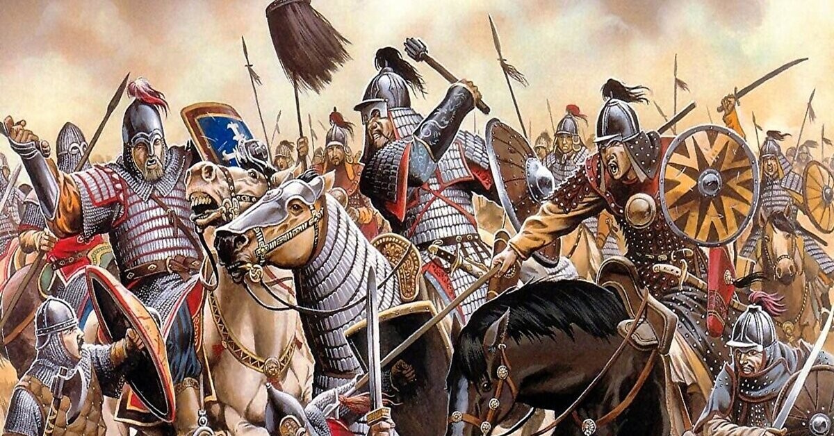 Борьба с кочевниками в 12 в. 1399 Год битва на реке Ворскле. Битва произошла 31 мая 1223 года на реке Калке.. Татаро монгольская битва.