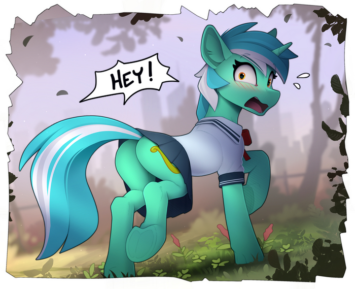   "!"? My Little Pony, Ponyart, Lyra Heartstrings, Yakovlev-vad