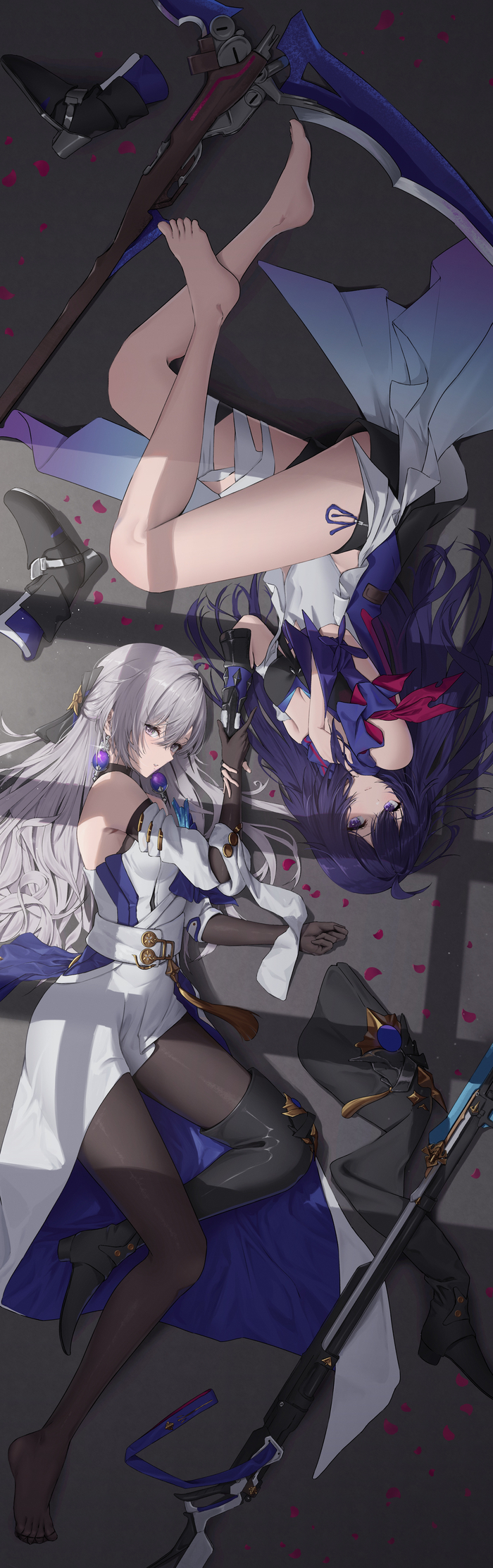 Bronya and Seele Bronya (Honkai: Star Rail), Seele (Honkai: Star Rail), Anime Art, , Honkai: Star Rail, 