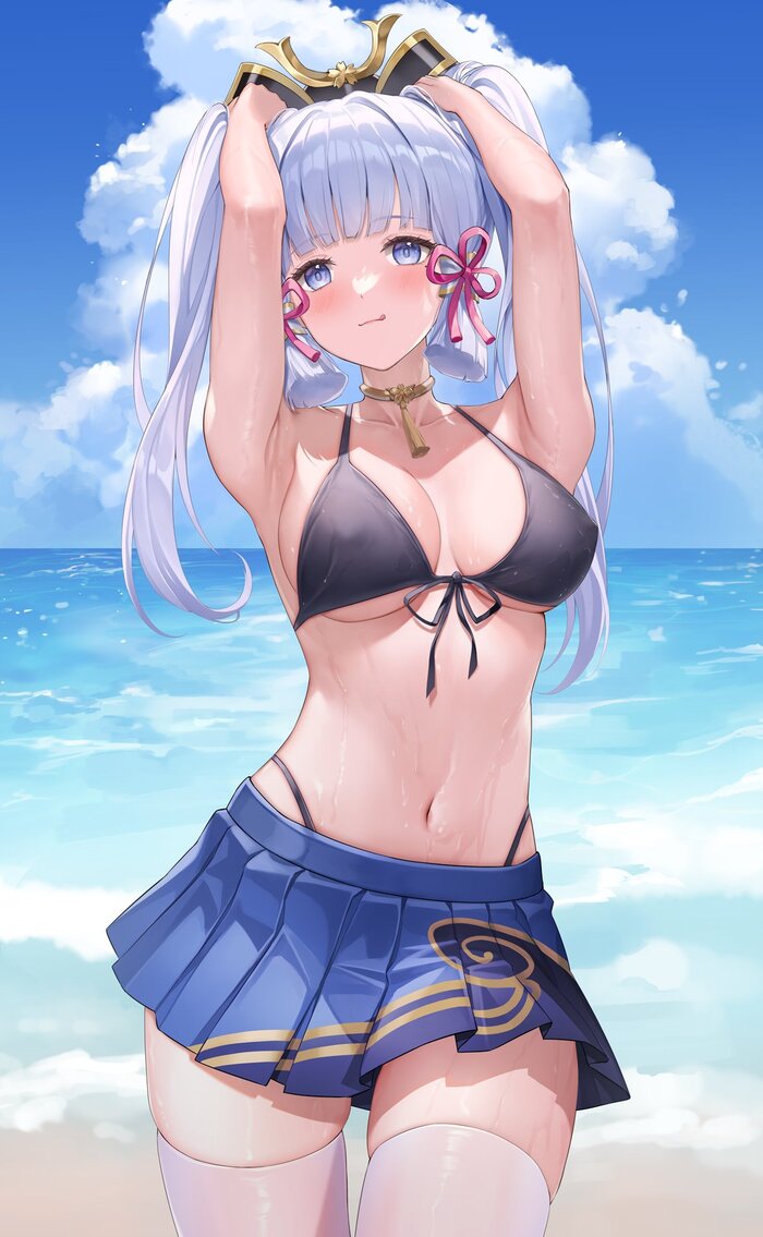 Ayaka Genshin Impact, Kamisato Ayaka (Genshin Impact), , , , , Anime Art, , , Lunacle