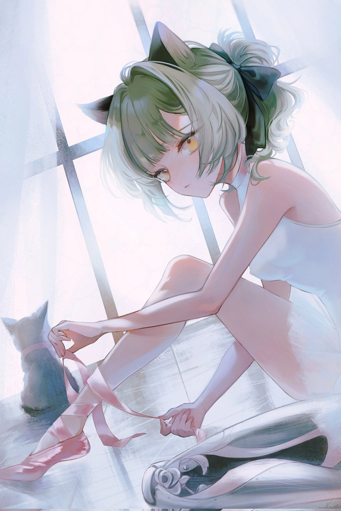  , , Anime Art, Animal Ears, ,    